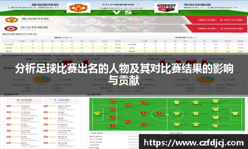 分析足球比赛出名的人物及其对比赛结果的影响与贡献